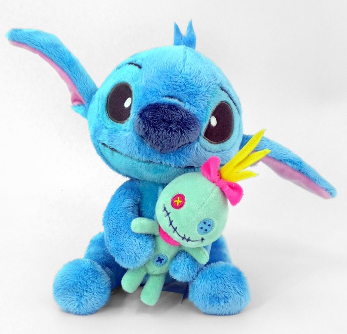 Stitch met Scrump Disney Pluche Knuffel 25 cm {Disney Lilo & Stitch Plush Toy | Speelgoed knuffeldier knuffelpop voor kinderen jongens meisjes | lilo en stitch, angel, leroy, stitch}